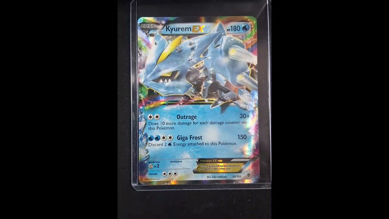 Kyurem EX #30/101 Plasma Blast Ultra Rare,Holo