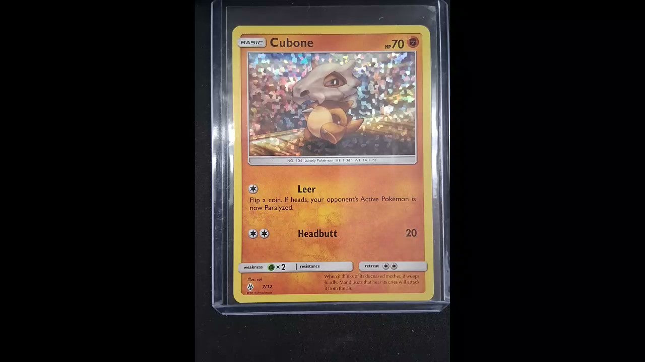 Cubone #007/012 McDonald's Promos 2018 Promo,Holo