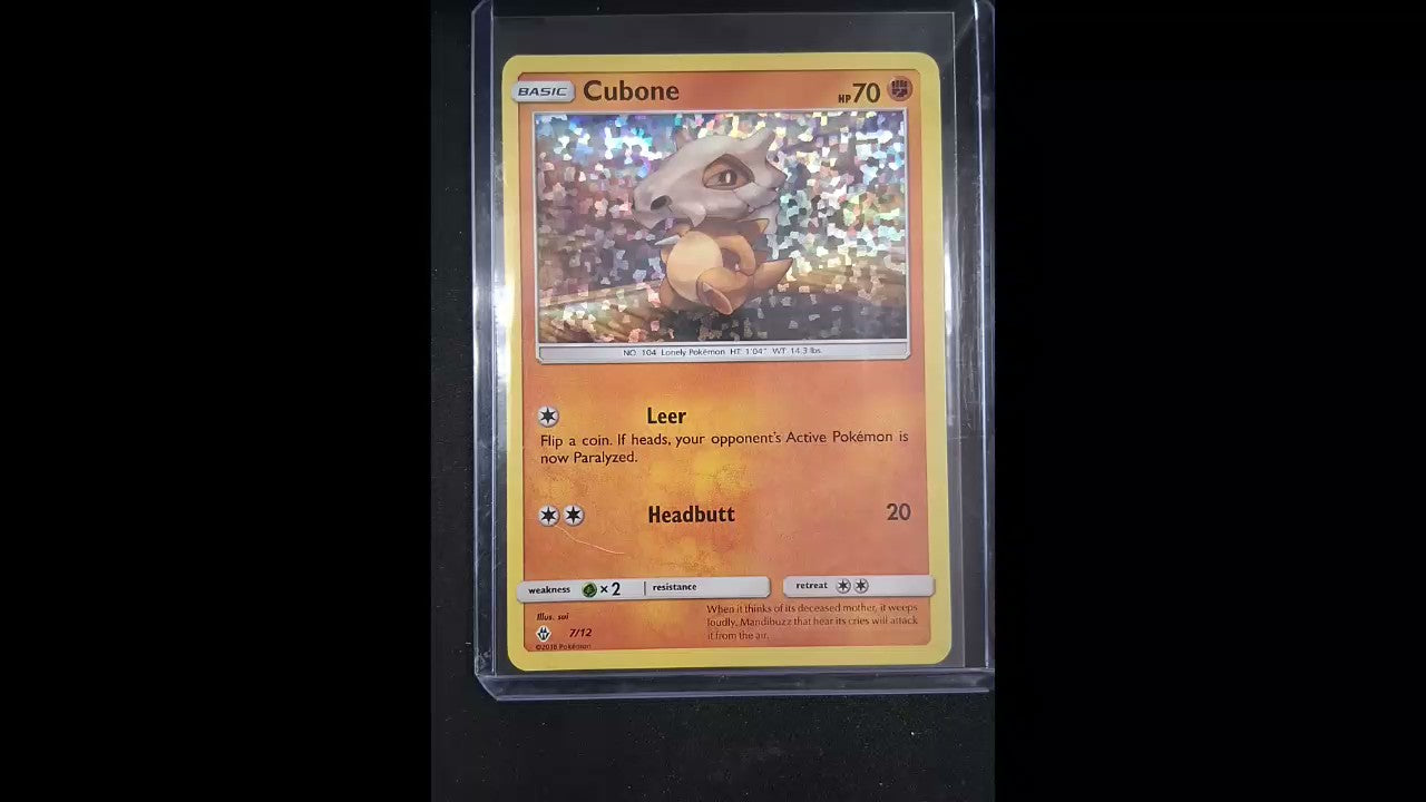 Cubone #007/012 McDonald's Promos 2018 Promo,Holo