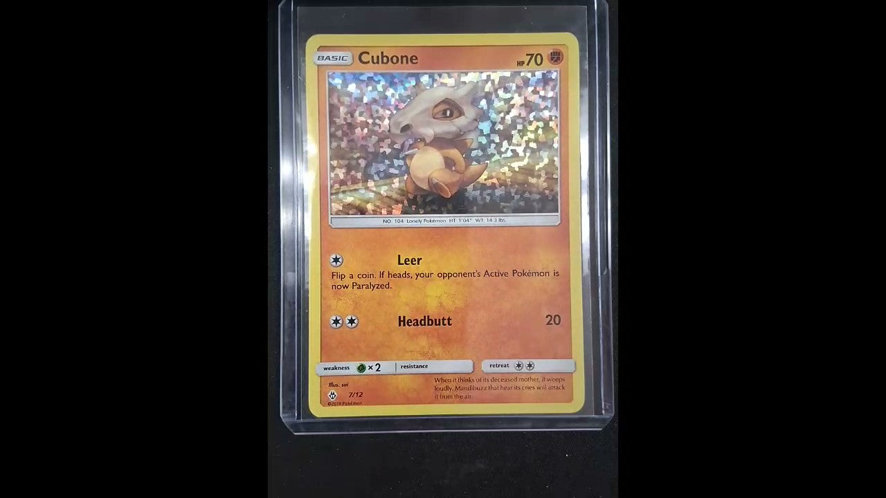 Cubone #007/012 McDonald's Promos 2018 Promo,Holo