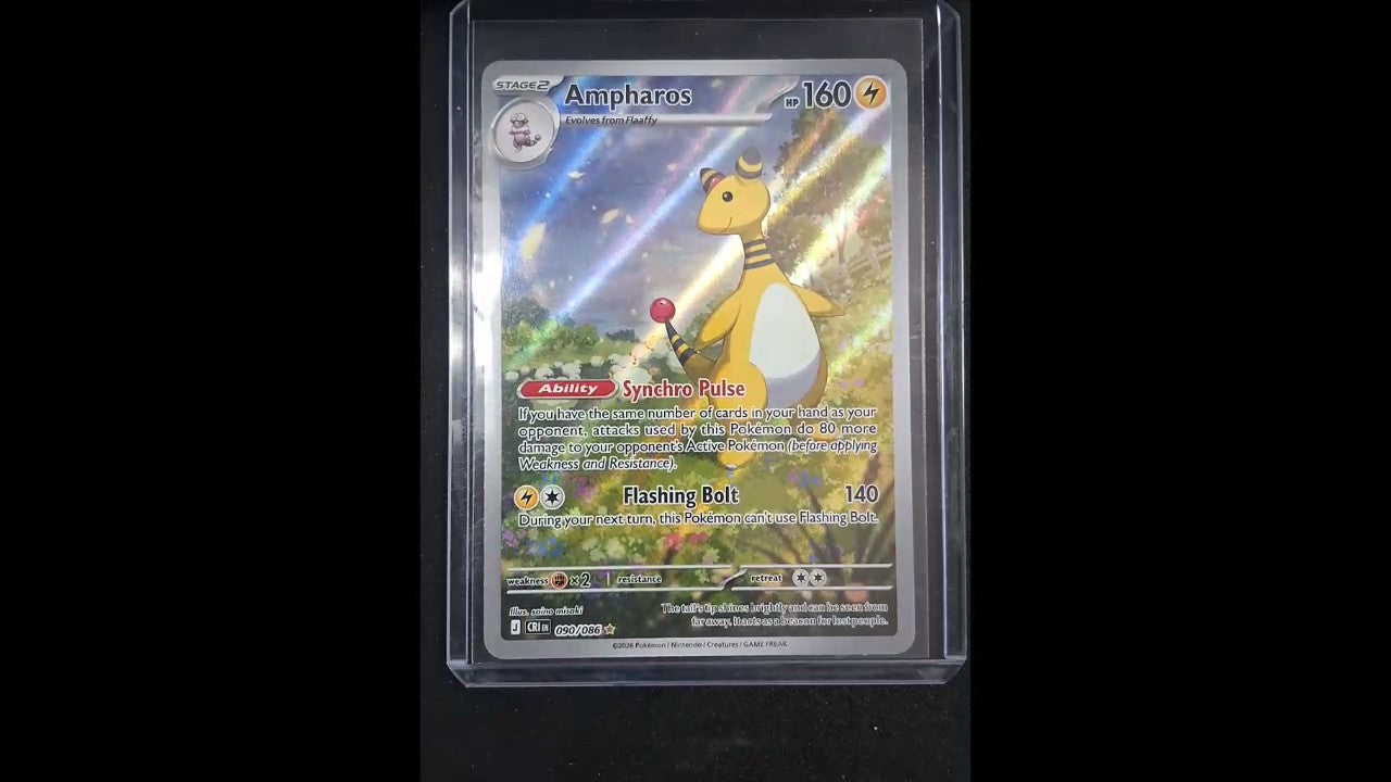 Ampharos #090/086 ME04: Chaos Rising Holo