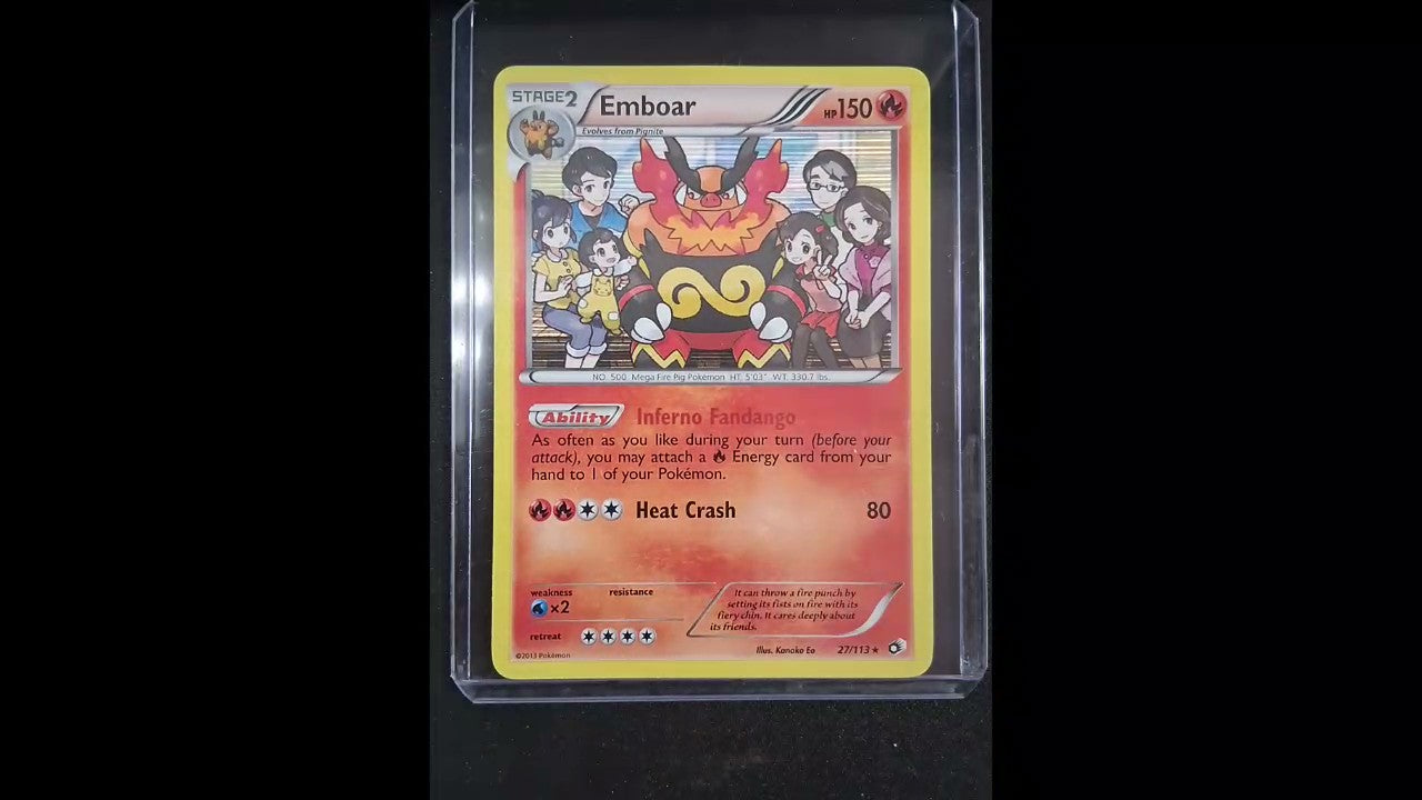 Emboar #27/113 Legendary Treasures Holo Rare,Heatwave