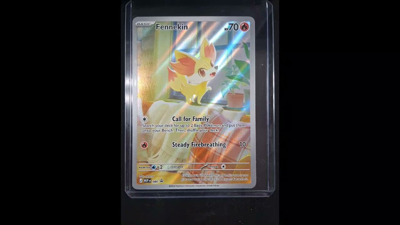 Fennekin #080 ME: Mega Evolution Promo Promo,Holo
