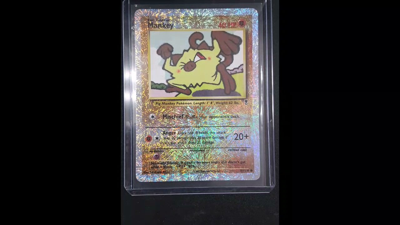Mankey #081/110 MP Legendary Collection Common,Reverse Holo