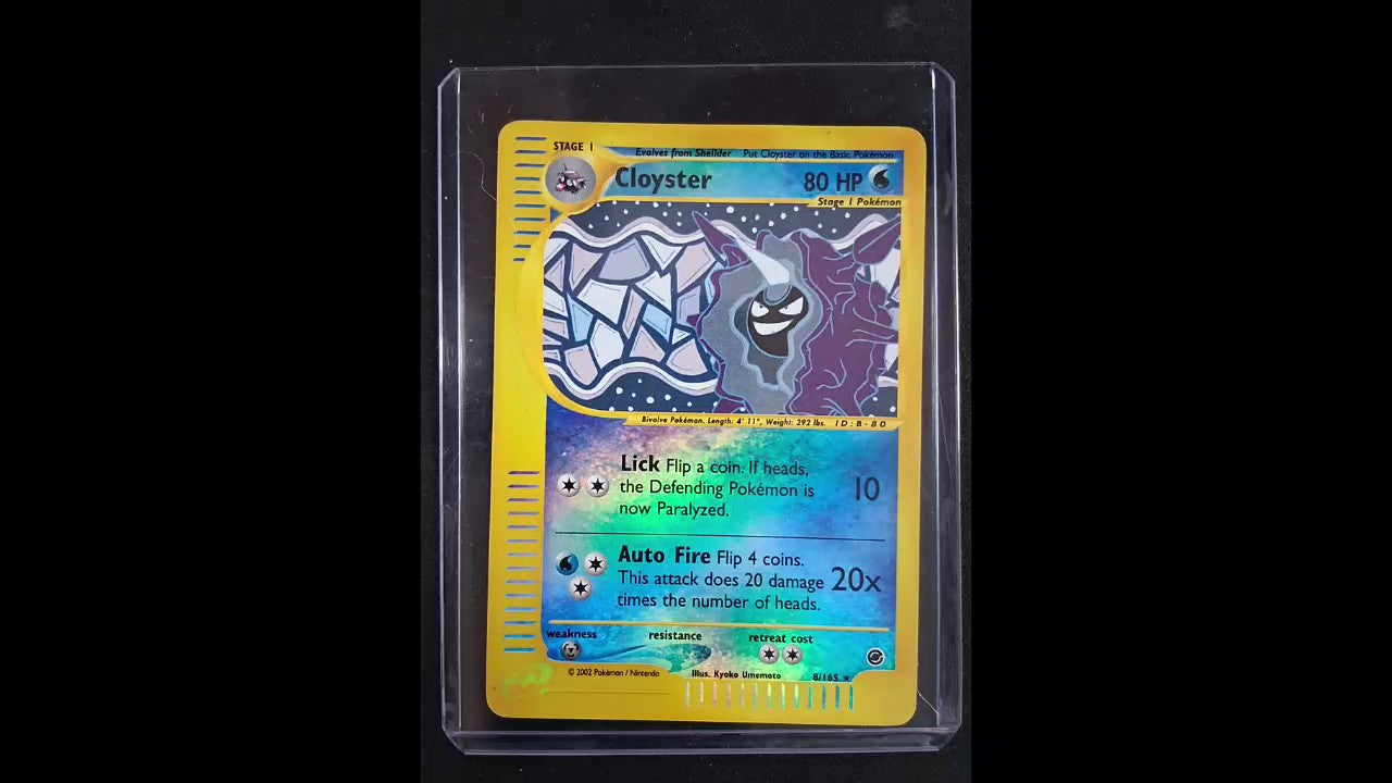 Cloyster (8) #008/165 Expedition Holo Rare,Reverse Holo