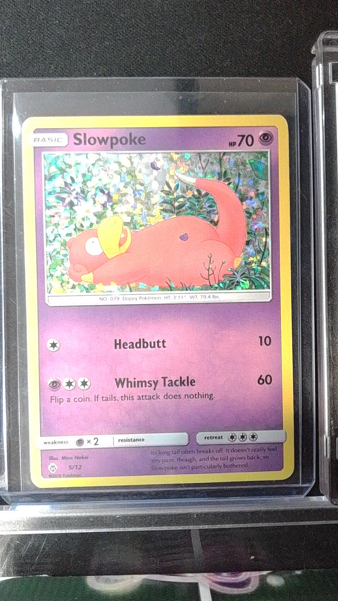 Slowpoke #005/012 McDonald's Promos 2018 Promo,Holo