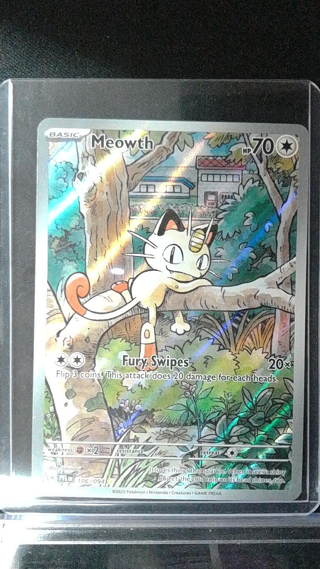 Meowth #106/094 ME02: Phantasmal Flames Holo