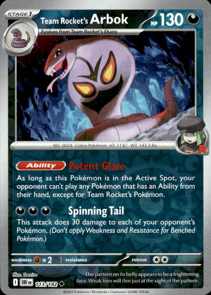 Team Rocket's Arbok