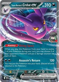 Team Rocket's Crobat ex - 122/182