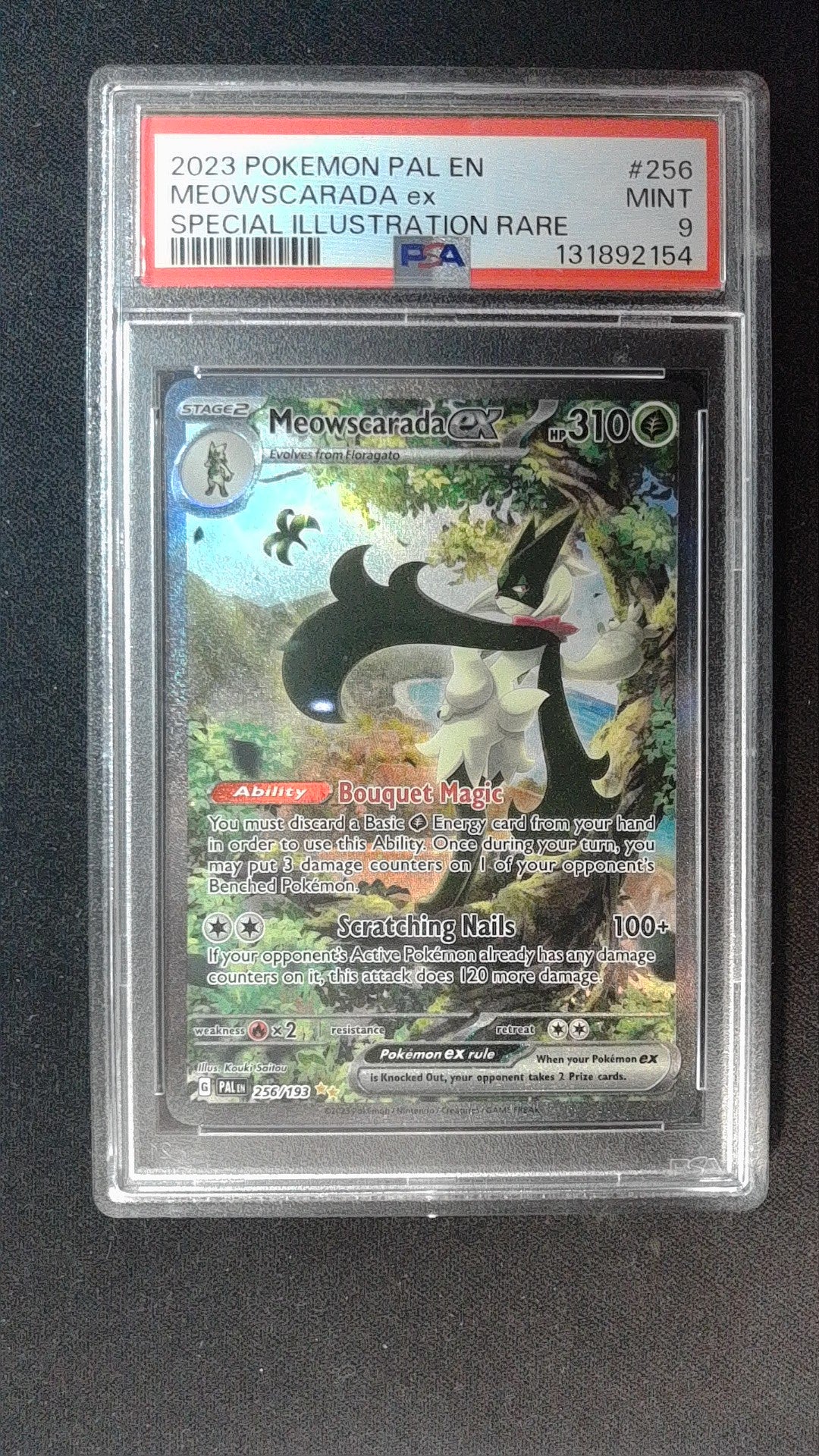 Meowscarada ex #096/073 SV1a: Triplet Beat Japanese PSA 9