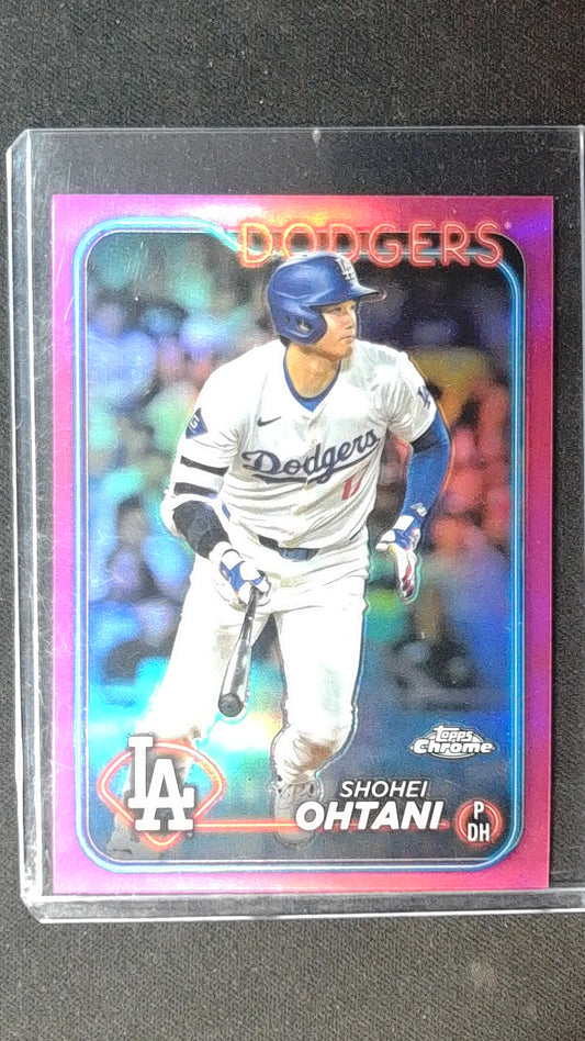 2024 Topps Chrome #1 Shohei Ohtani Pink Refractors