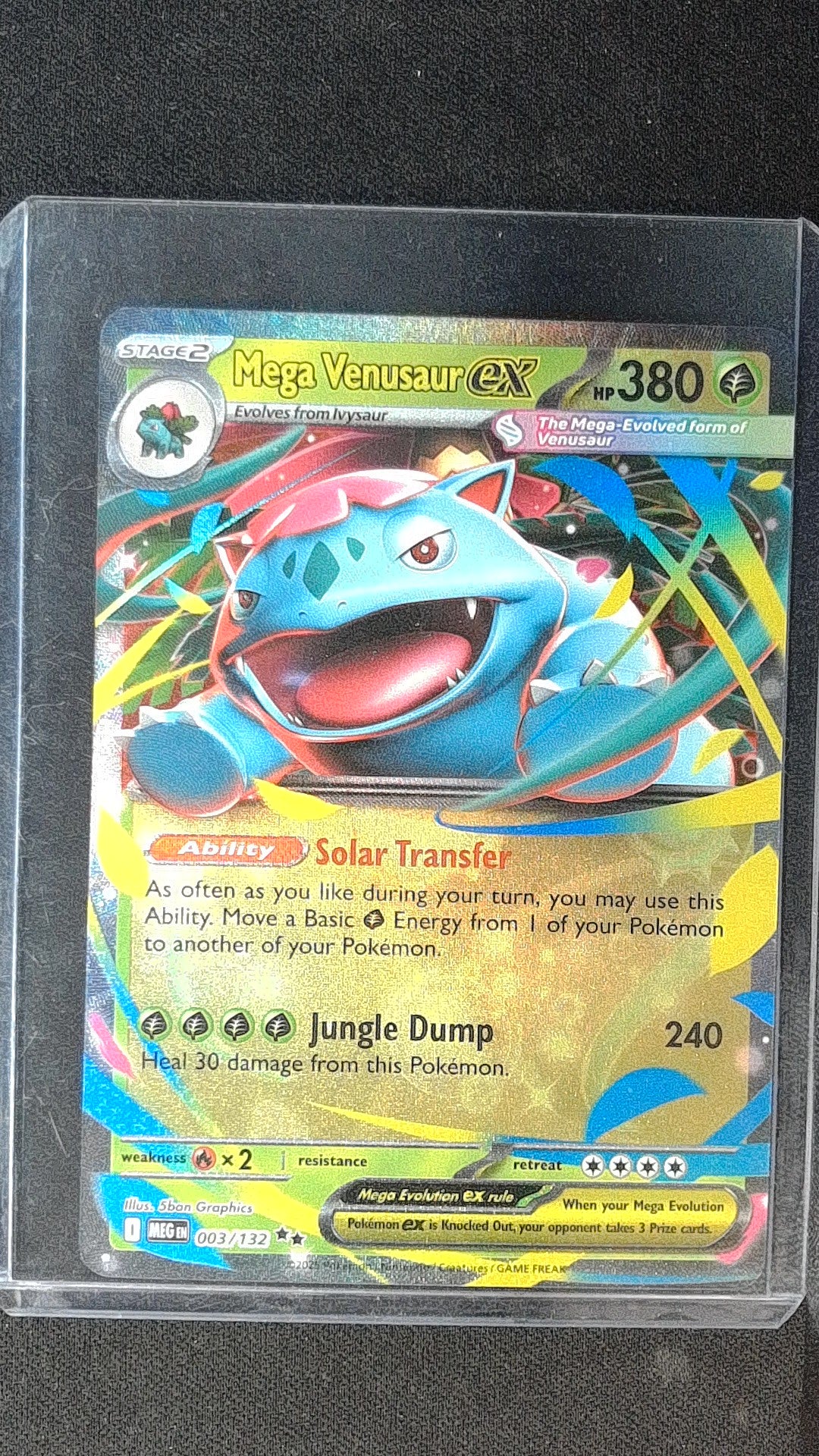 Prize Pack Series Cards Mega Venusaur ex #003/132