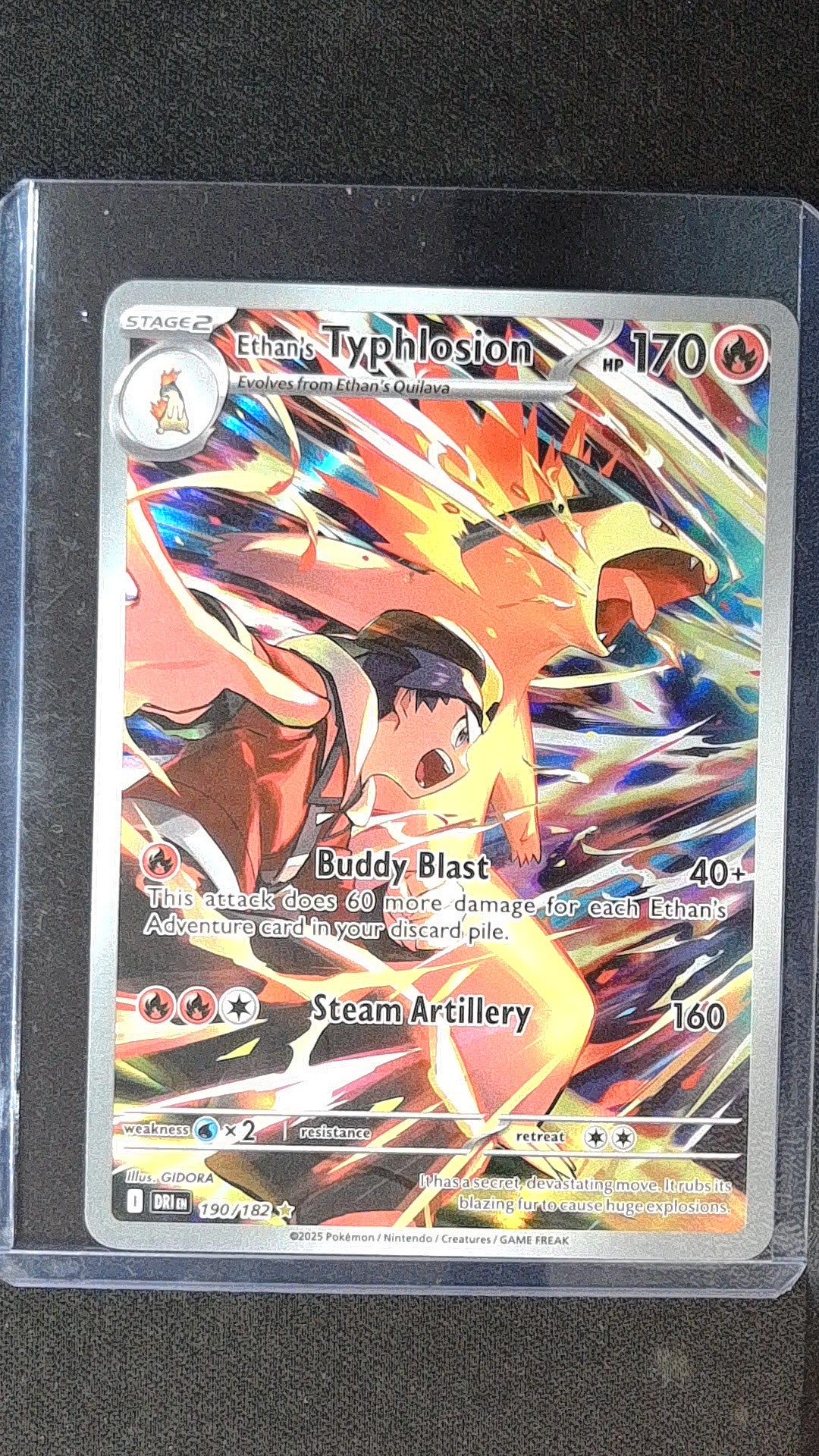 SV10: Destined Rivals Ethan's Typhlosion #190/182