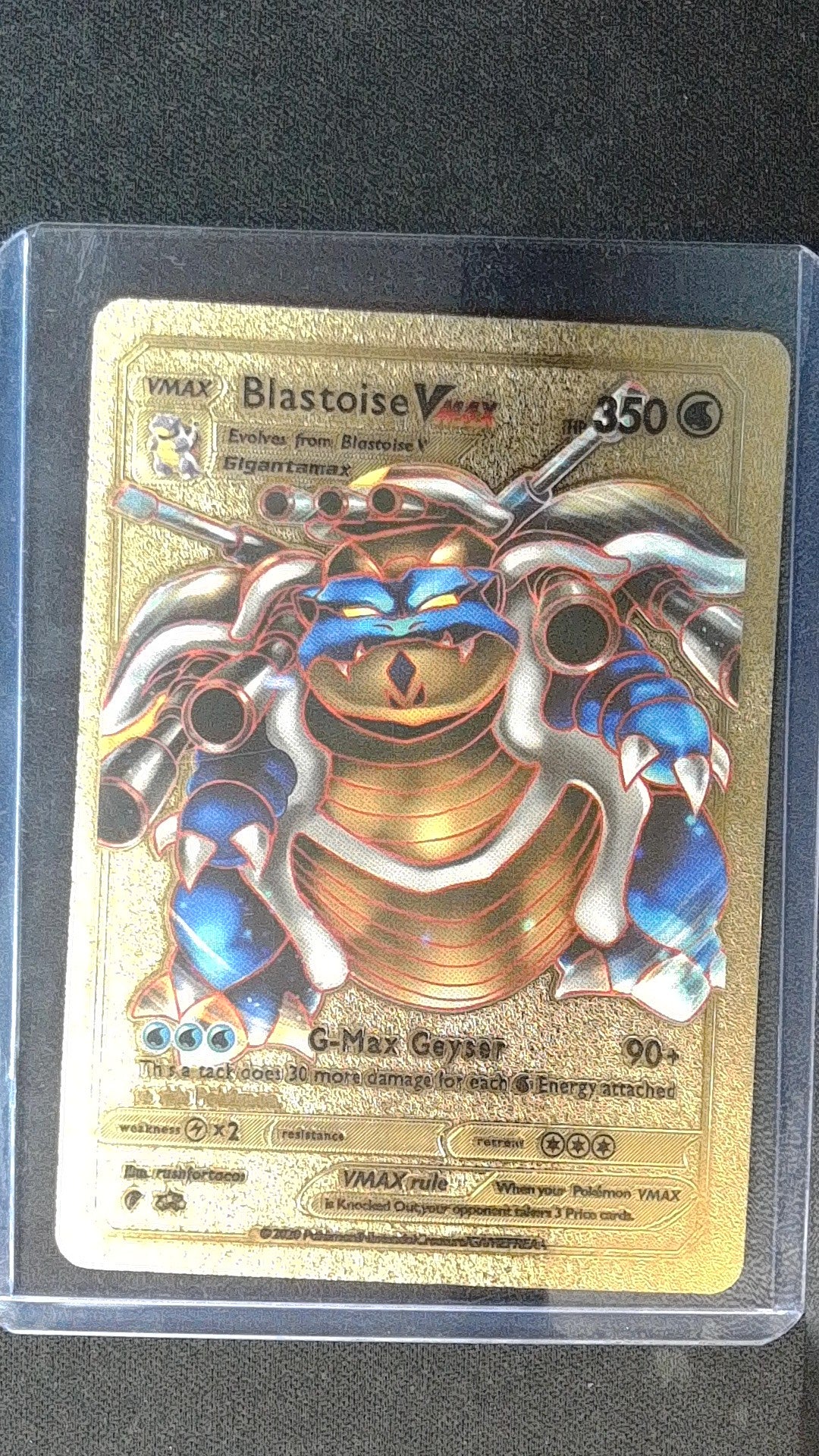 Blastoise VMAX Gold Promo