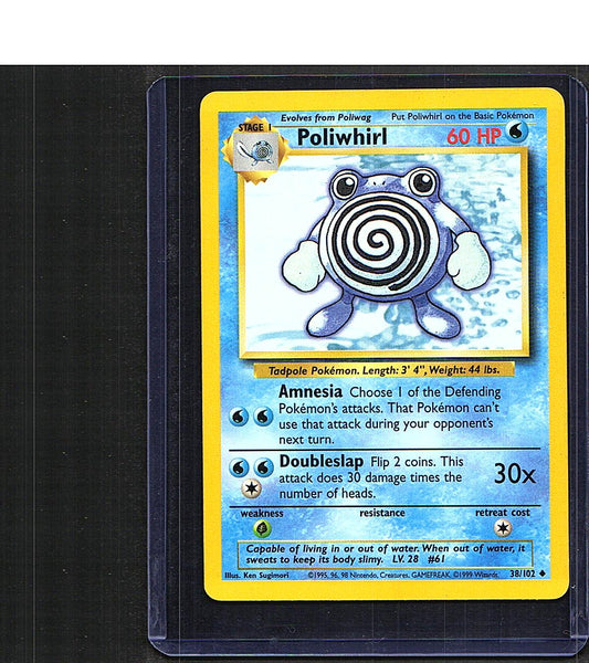 Poliwhirl #038/102 Base Set Uncommon