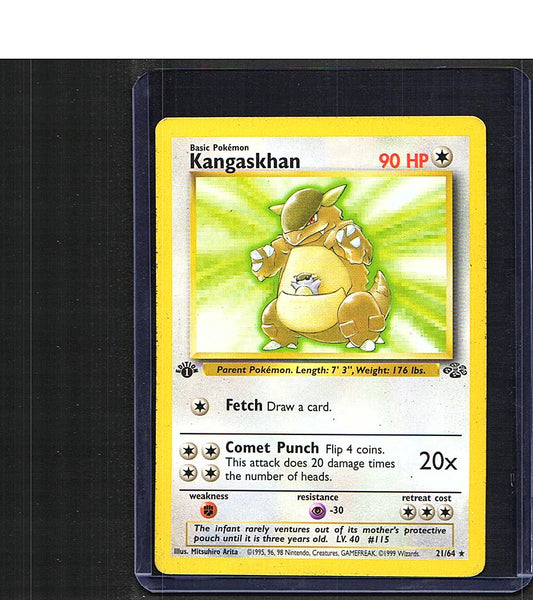 Kangaskhan (21) #21/64 Jungle Rare, First Edition