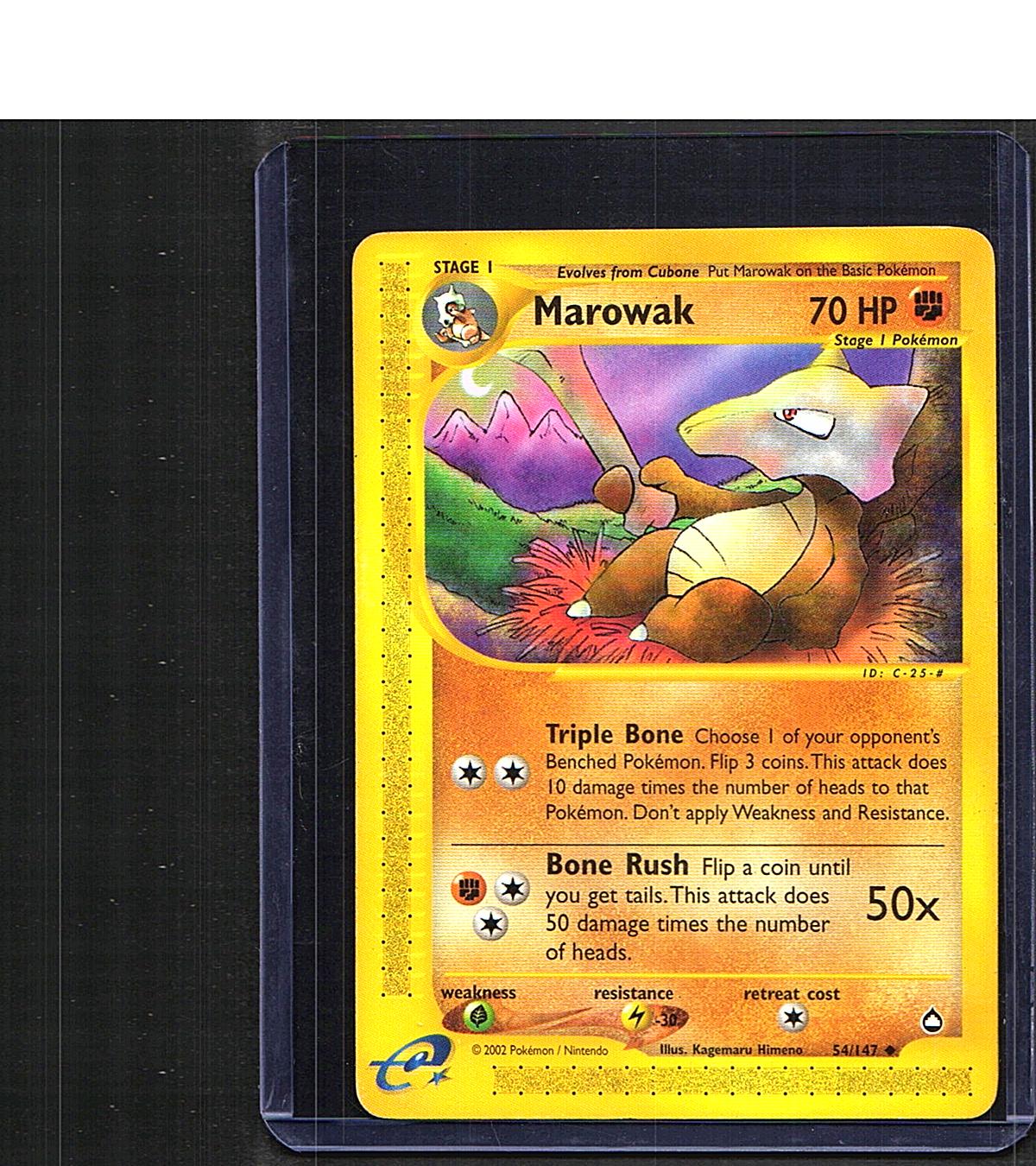 Marowak #054/147 Aquapolis Uncommon
