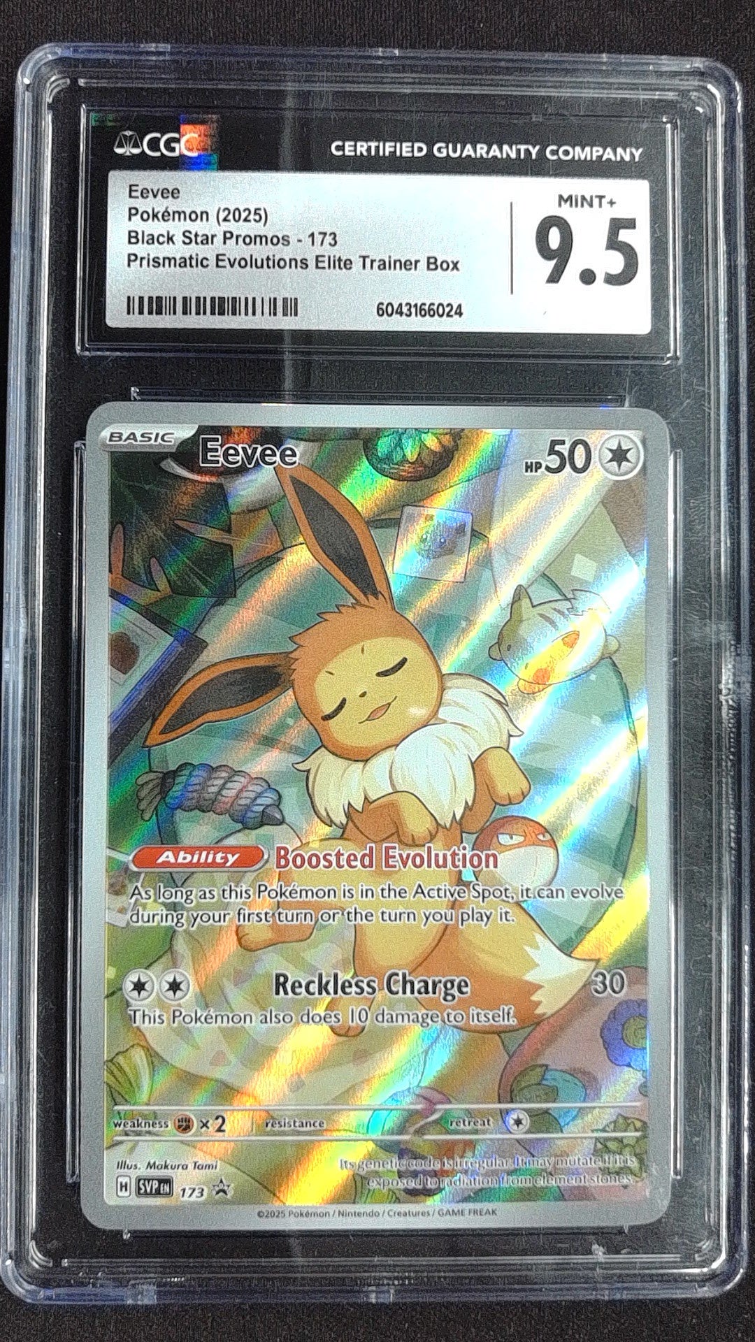 Eevee #173 CGC 9.5 SV: Scarlet & Violet Promo Cards Promo, Holo
