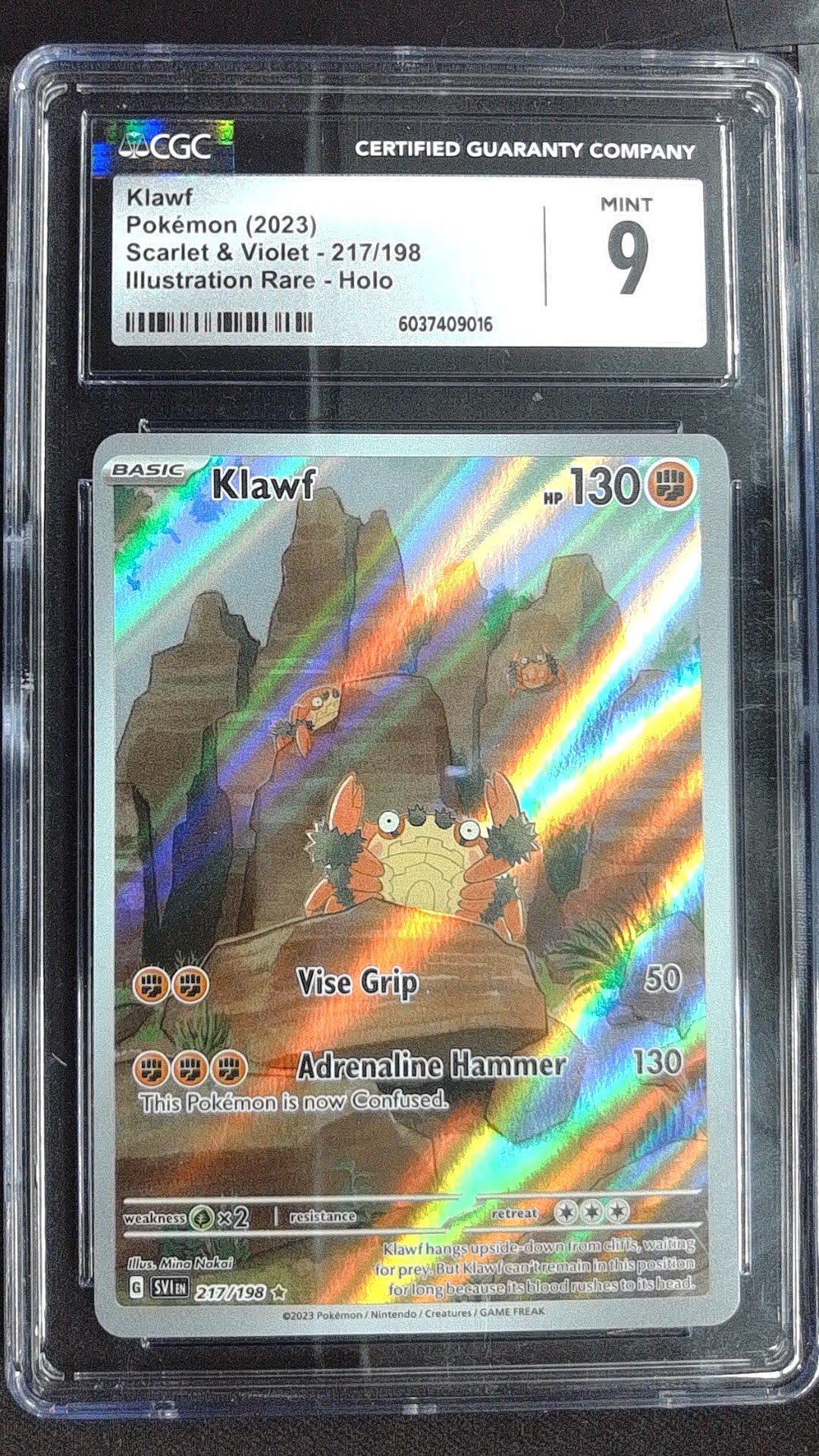 Klawf #217/198 CGC 9 Holo