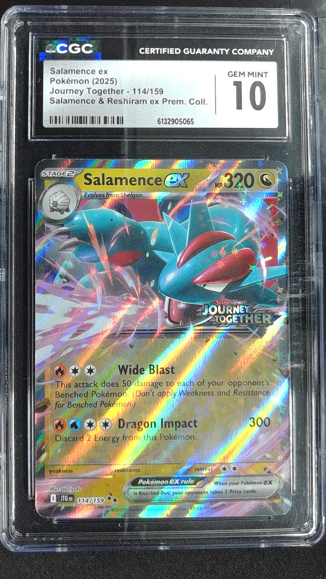 Salamence ex #114/159 CGC 10 Holo