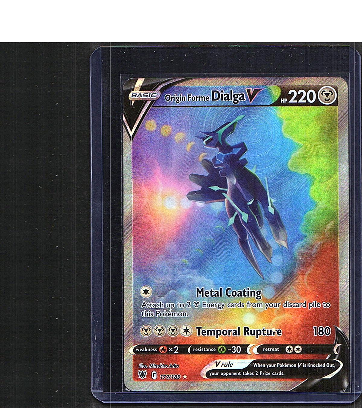 Origin Forme Dialga V (Alternate Full Art) Ultra Rare, Holo