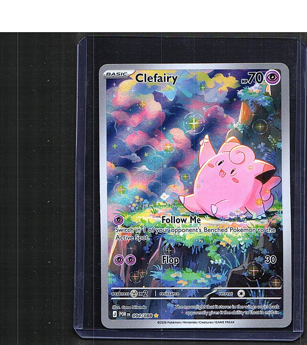 Clefairy #086/080 M3: Nihil Zero Japanese, Holo