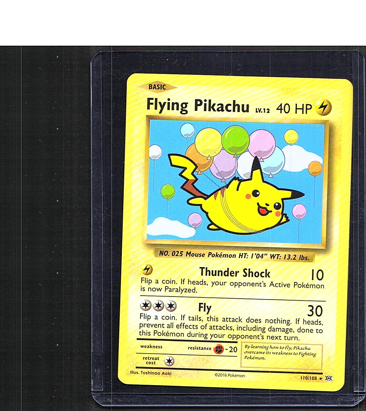 Flying Pikachu #110/108 XY - Evolutions Secret Rare