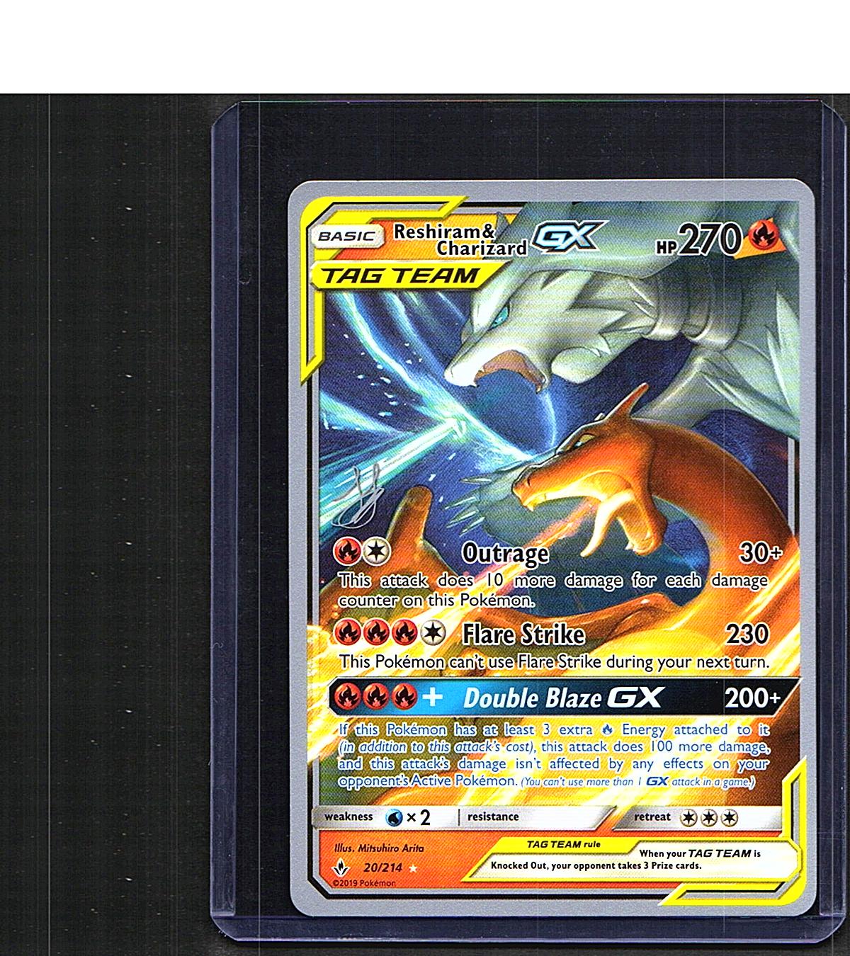 Reshiram & Charizard GX