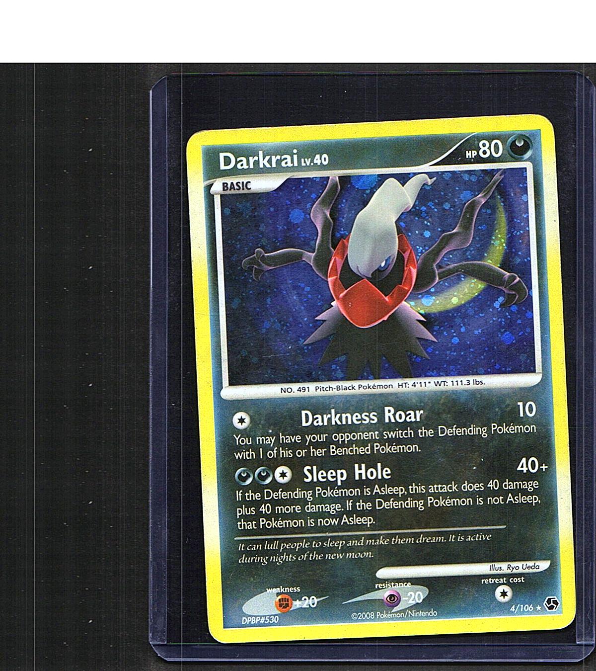 Darkrai (4) #4/106 Great Encounters Holo Rare, Holo