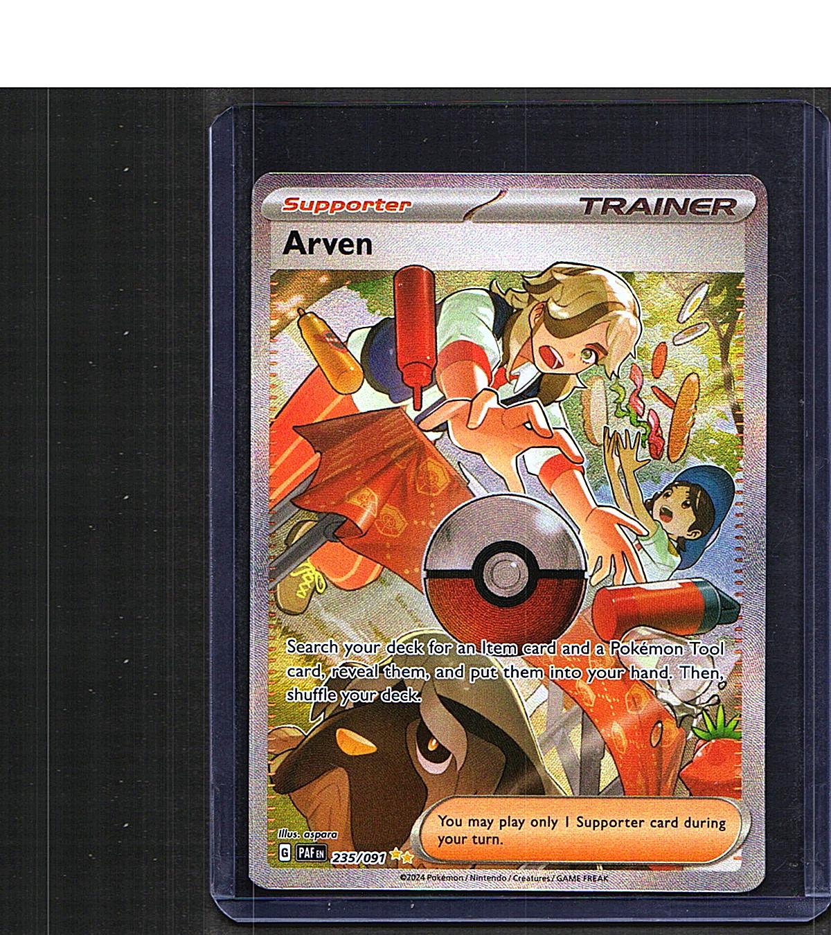 Arven #235/091 SV: Paldean Fates Holo