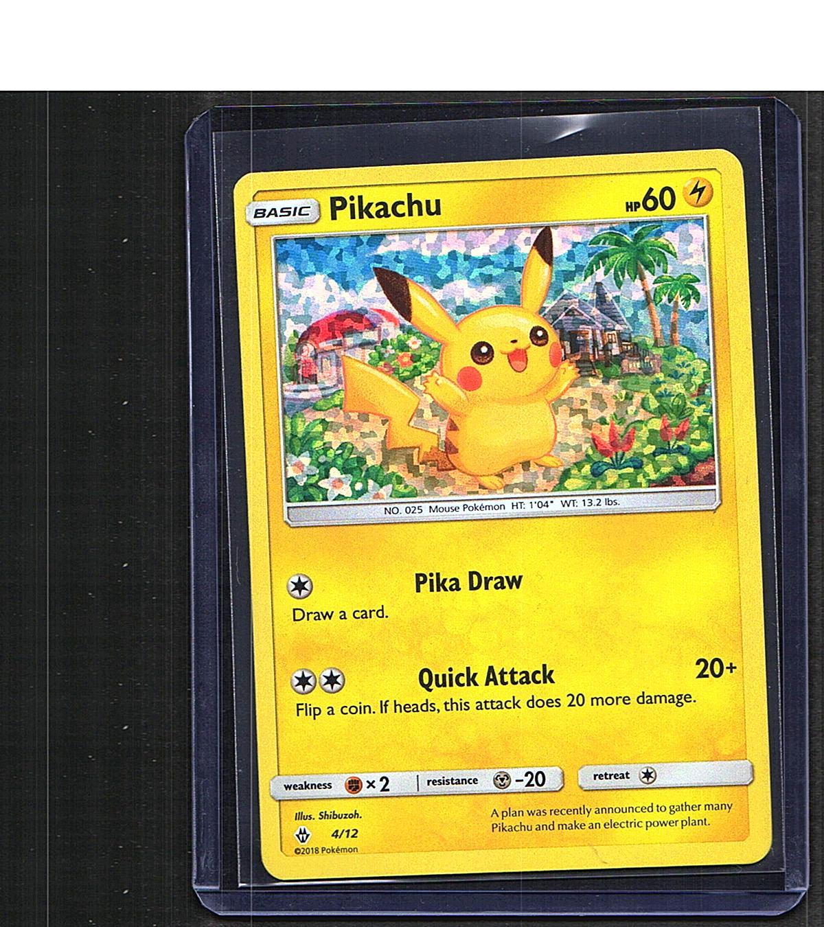 Pikachu #004/012 McDonald's Promos 2018 Promo, Holo