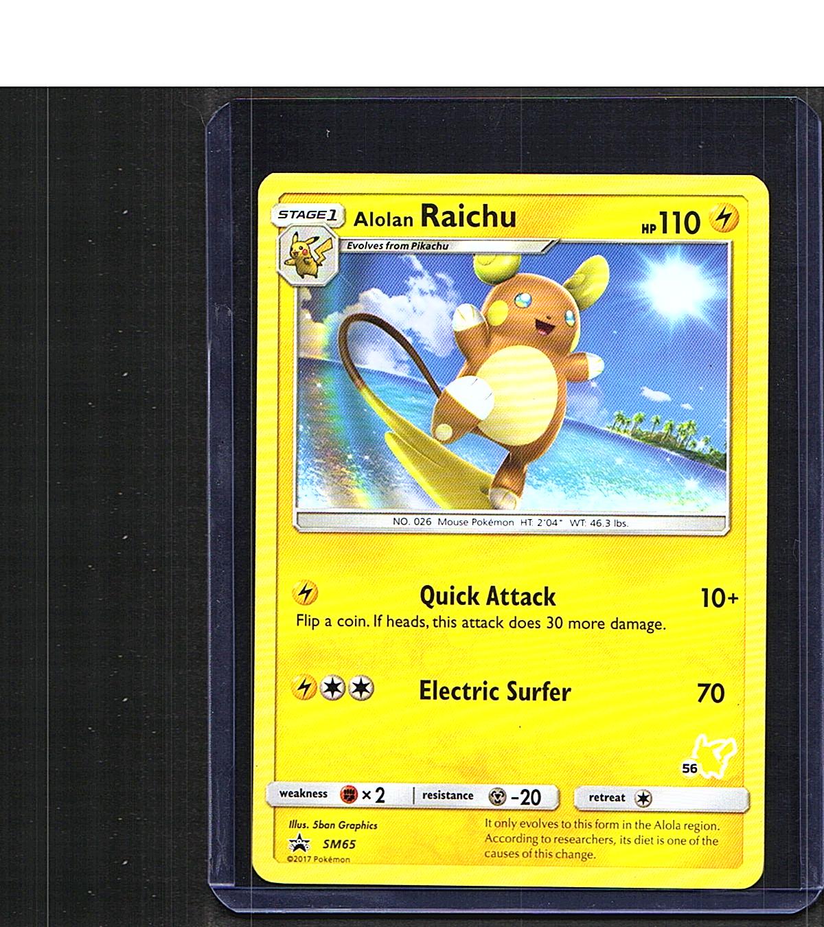Alolan Raichu #SM65 SM Promos Promo, Holo