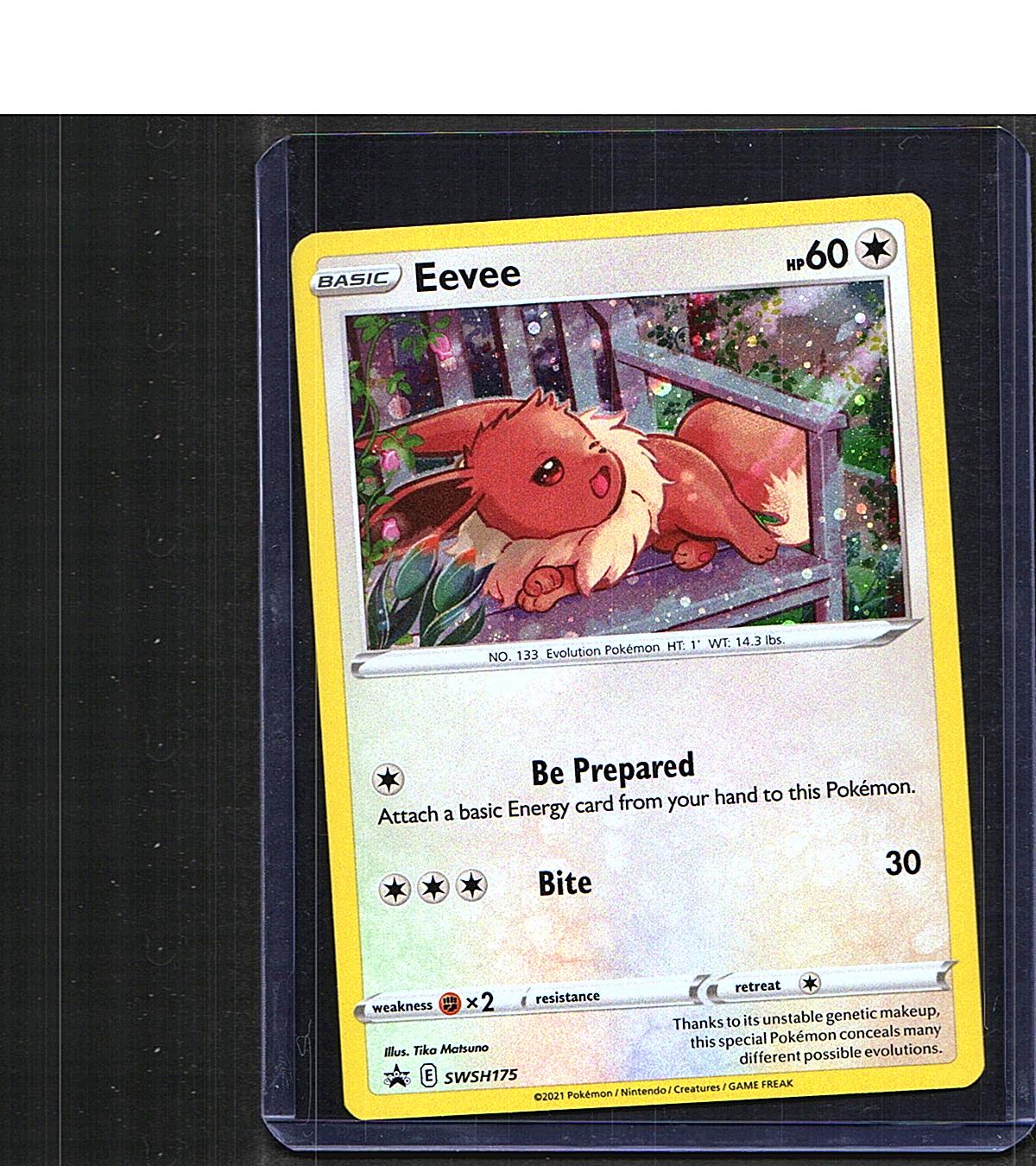 Eevee #SWSH175 SWSH: Sword & Shield Promo Cards Promo, Holo