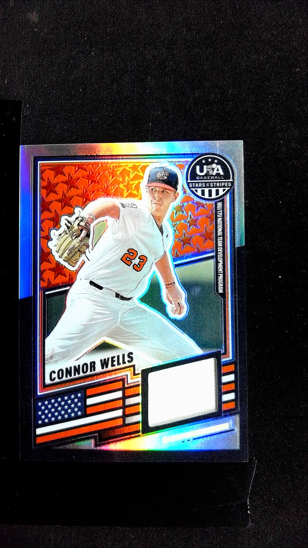 Connor Wells #USA-CW 2024 Panini Stars & Stripes USA Baseball Memorabilia