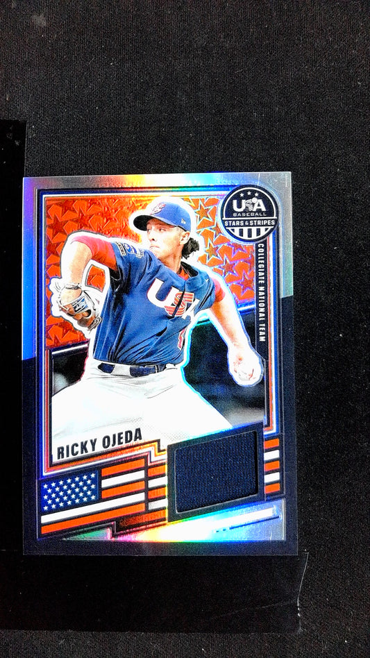 Ricky Ojeda #USA-RO 2026 Panini Stars & Stripes Prizm USA Baseball Memorabilia
