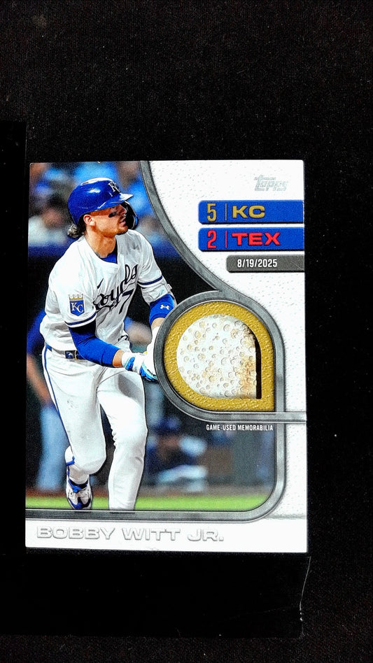 Bobby Witt Jr. #RTB-BWJ 2025 Topps Memorabilia