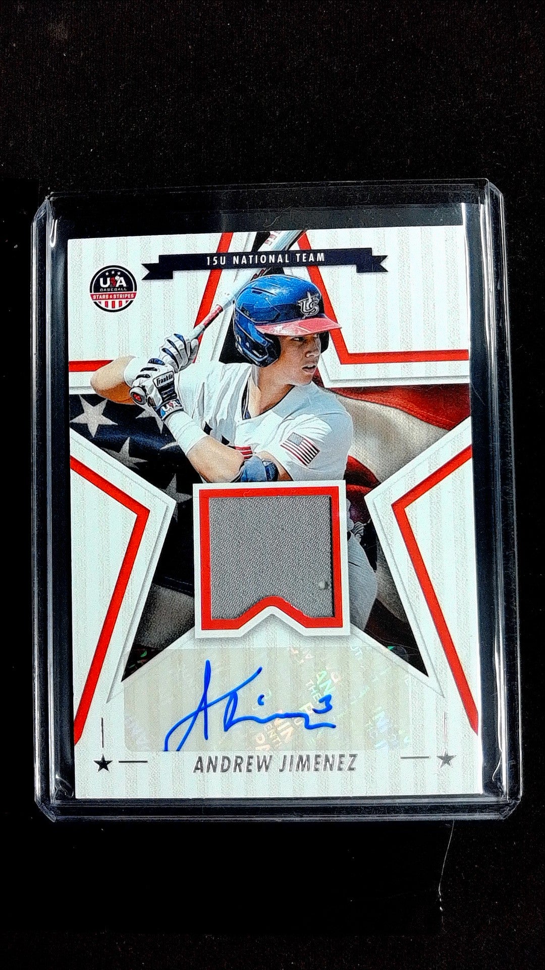 Andrew Jimenez #ADPS-AJ 2023 Panini Stars & Stripes USA Baseball Auto