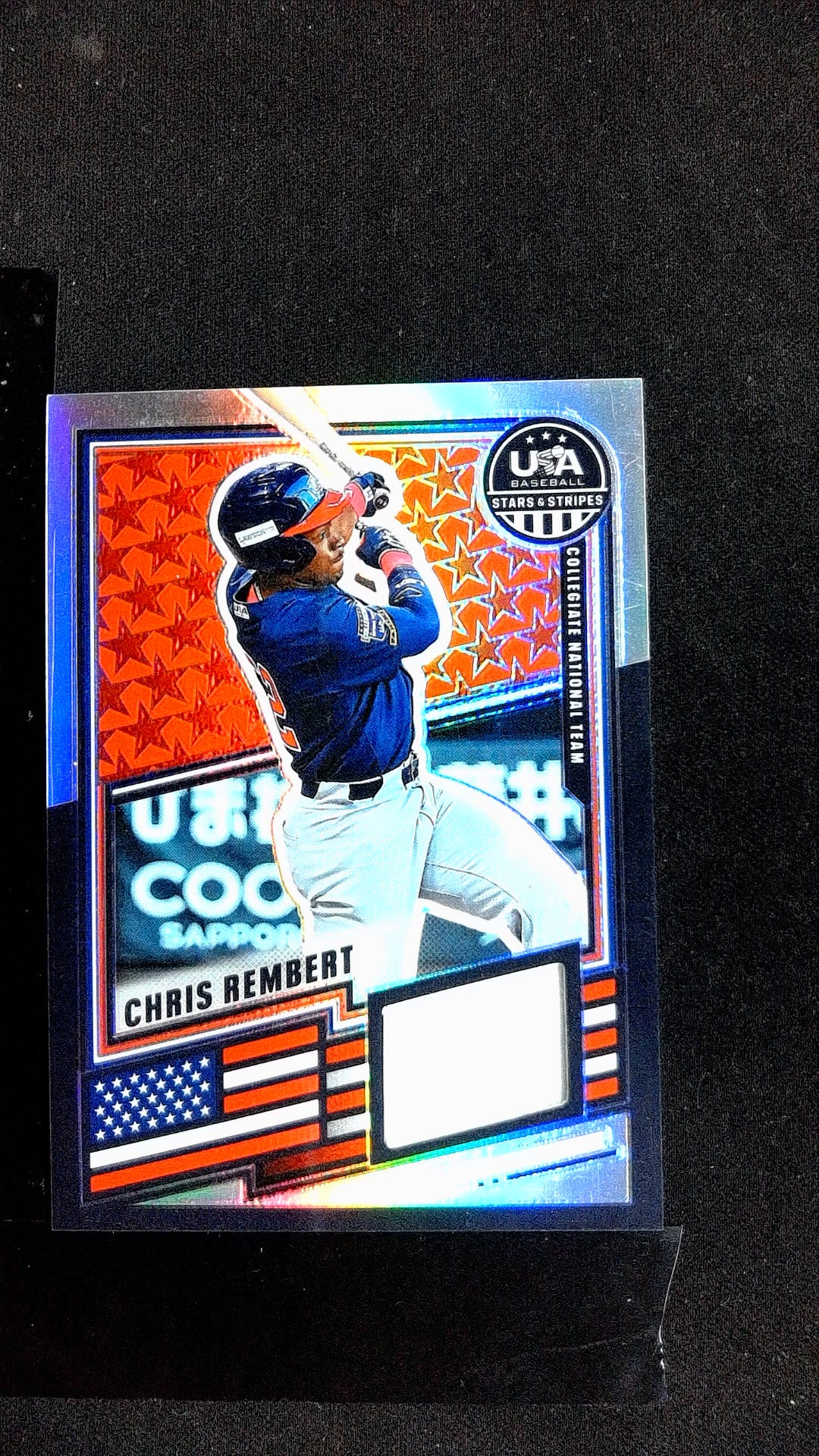 Chris Rembert #USA-CR 2026 Panini Stars & Stripes Prizm USA Baseball Memorabilia