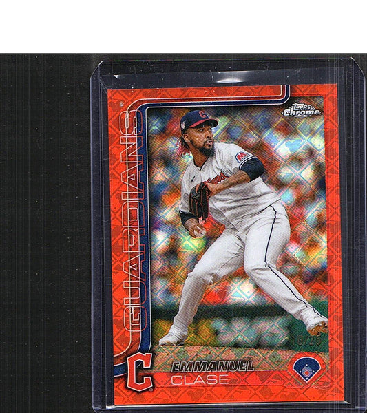 Emmanuel Clase #135 2025 Topps Chrome SN