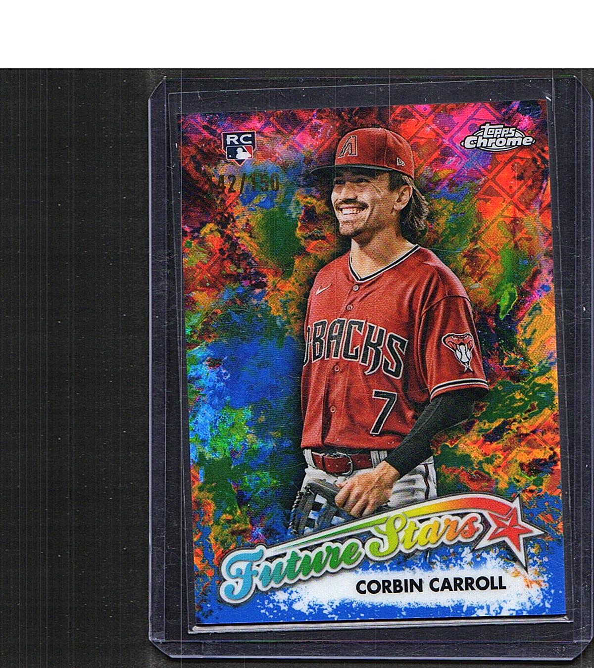 Corbin Carroll #FS-7 2023 Topps Chrome Logofractor Edition SN
