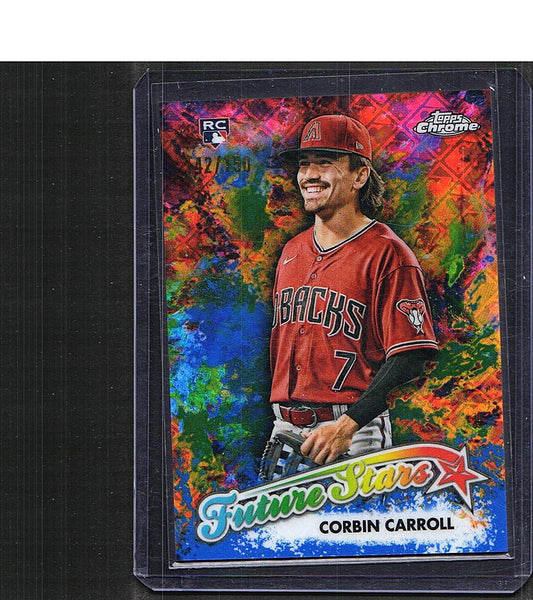 Corbin Carroll #FS-7 2023 Topps Chrome Logofractor Edition SN