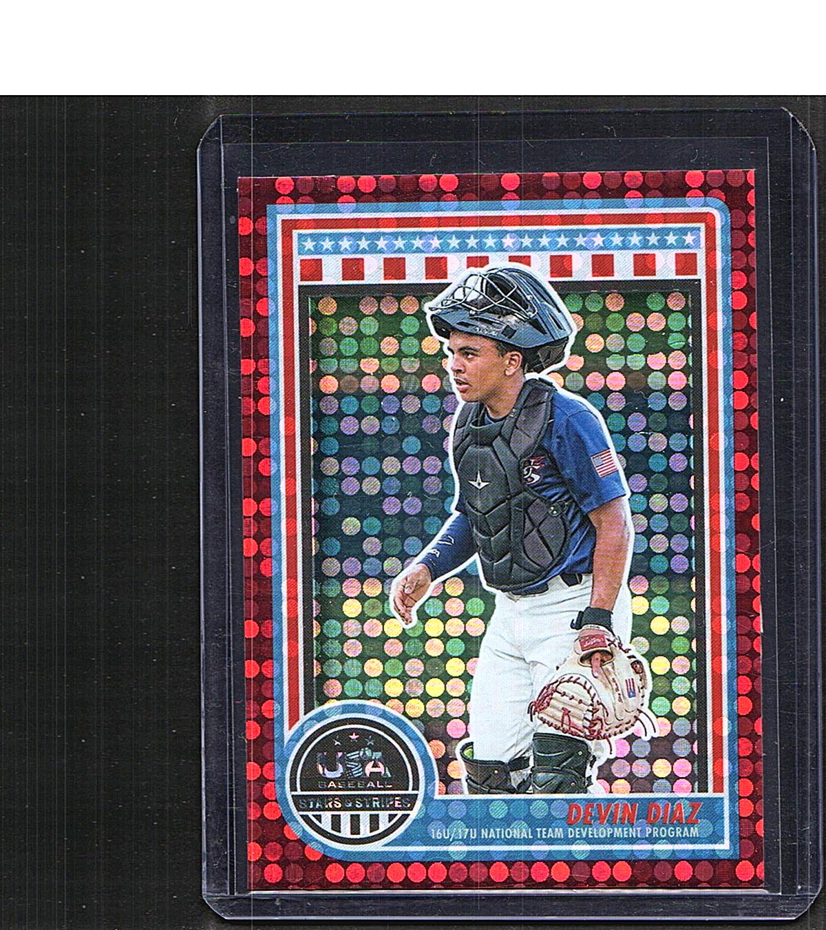 Devin Diaz #111 2025 Panini Stars & Stripes USA Baseball SN
