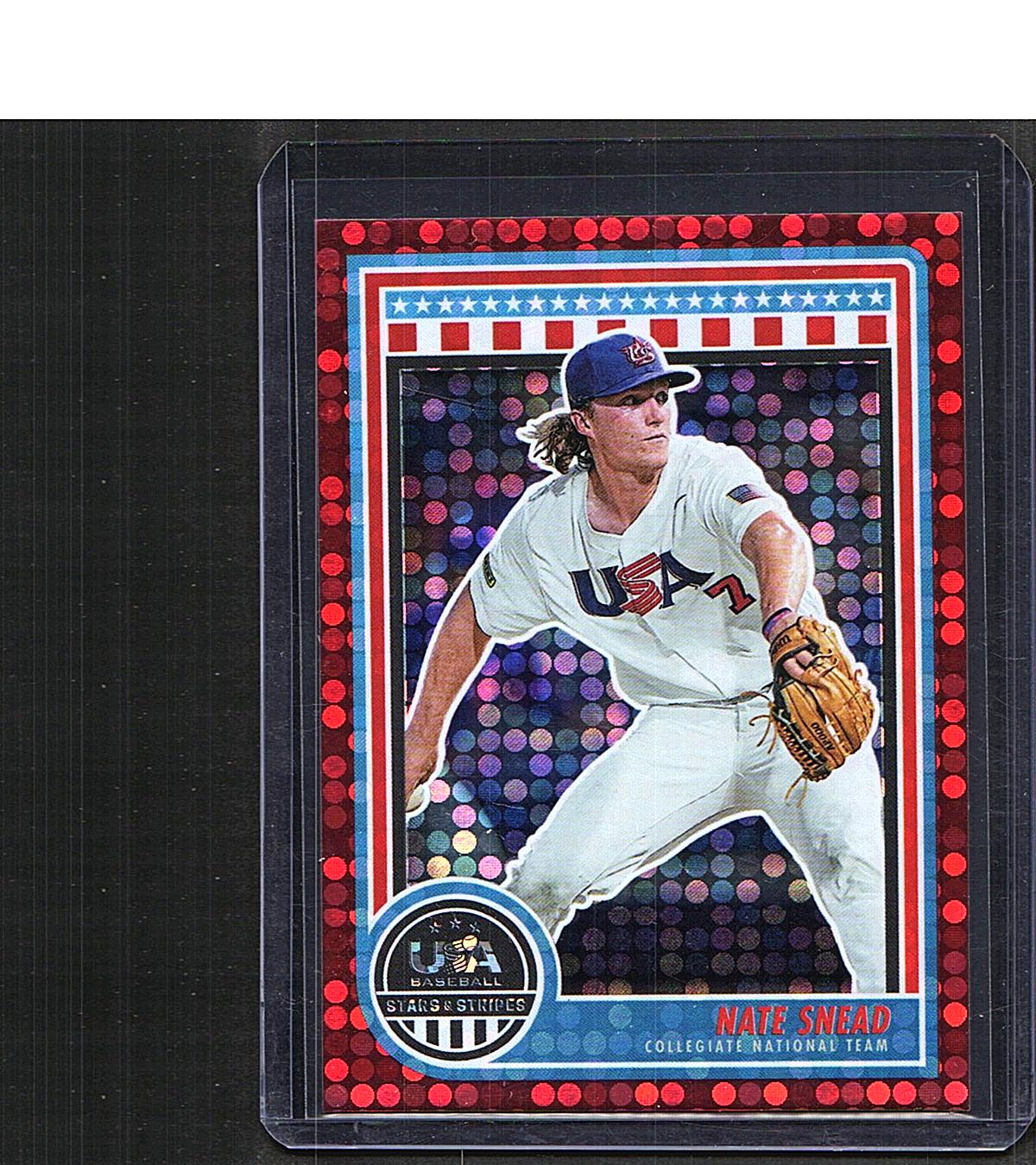 Nate Snead #15 2025 Panini Stars & Stripes USA Baseball SN