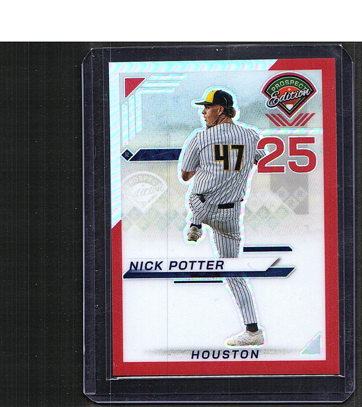 Nick Potter #54 2025 Panini Prospect Edition SN