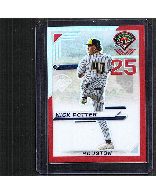 Nick Potter #54 2025 Panini Prospect Edition SN