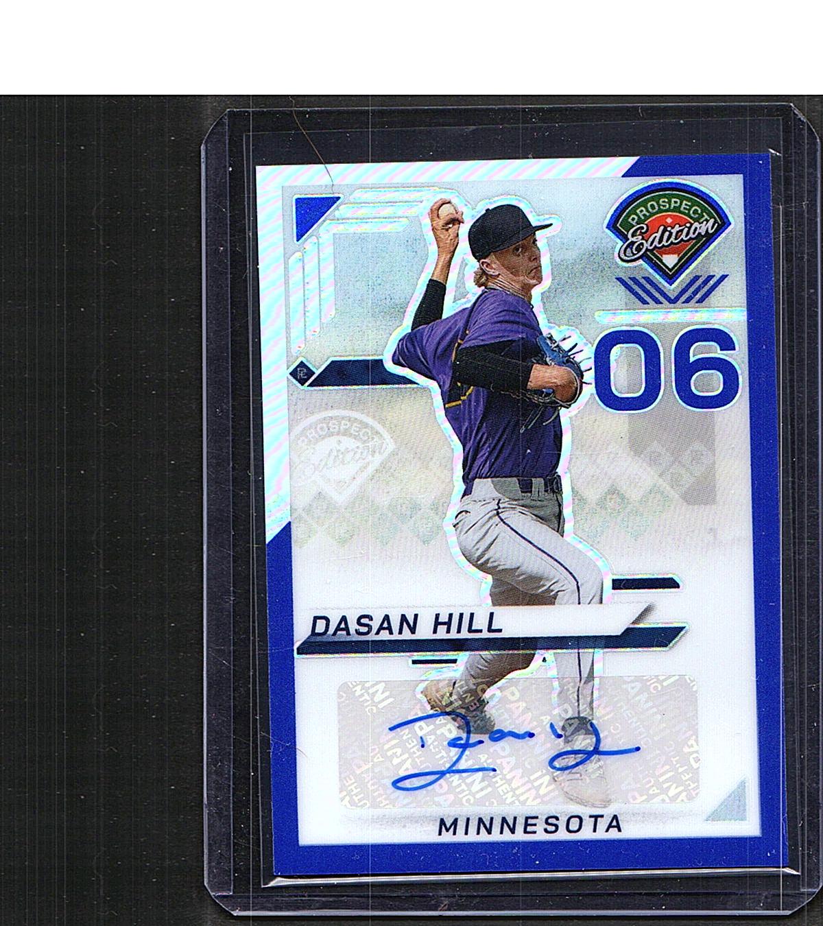 Dasan Hill #55 2025 Panini Prospect Edition SN