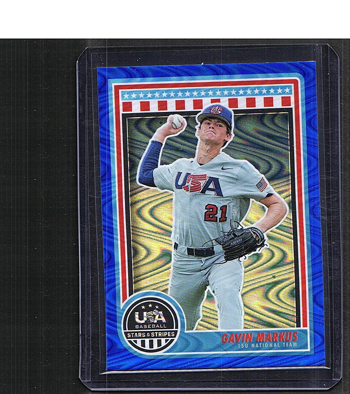Gavin Markus #57 2025 Panini Stars & Stripes USA Baseball SN