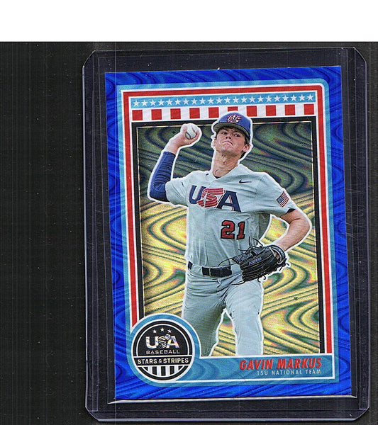 Gavin Markus #57 2025 Panini Stars & Stripes USA Baseball SN