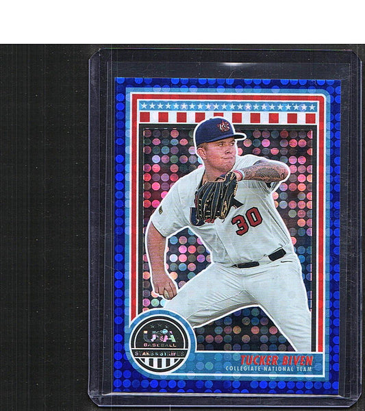 Tucker Biven #82 2025 Panini Stars & Stripes USA Baseball SN