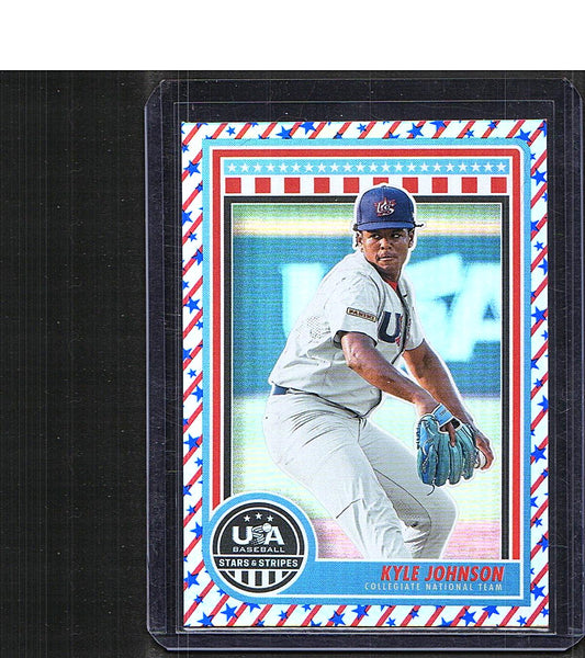 Kyle Johnson #38 2025 Panini Stars & Stripes USA Baseball SN